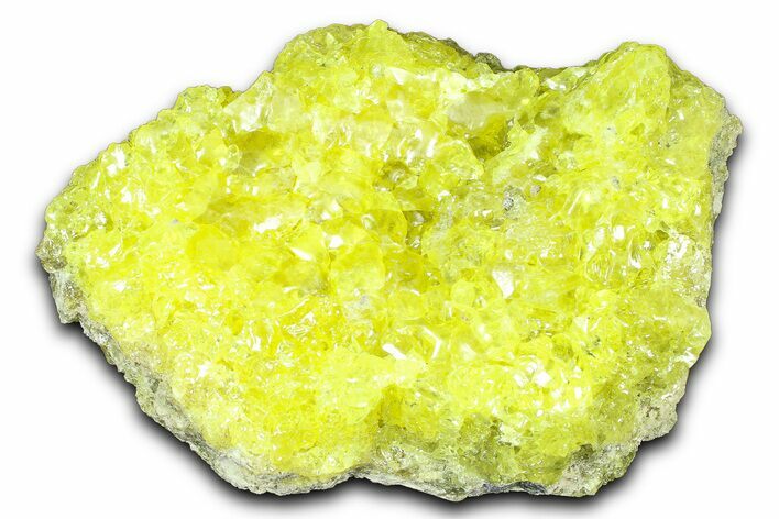 Bright-Yellow Sulfur Crystals - Bolivia #359368